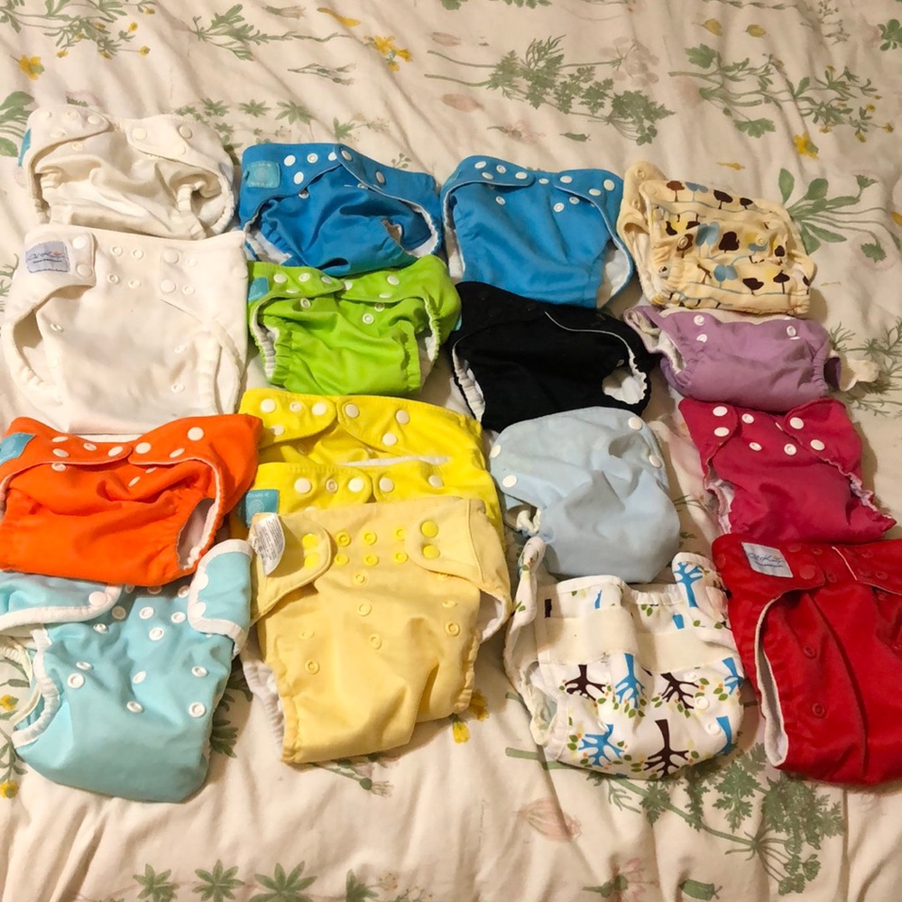 Lot of used cloth diapers for sale